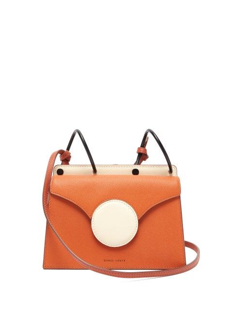 Matchesfashion.com Danse Lente - Phoebe Mini Pebbled Leather Bag - Womens - Orange Multi