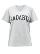 Radarte - Logo-print Jersey T-shirt - Womens - Grey