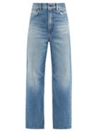 Ladies Rtw Acne Studios - 1993 High-rise Relaxed Tapered-leg Jeans - Womens - Mid Denim