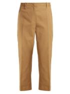 Jil Sander Tommy Cropped Cotton-blend Trousers