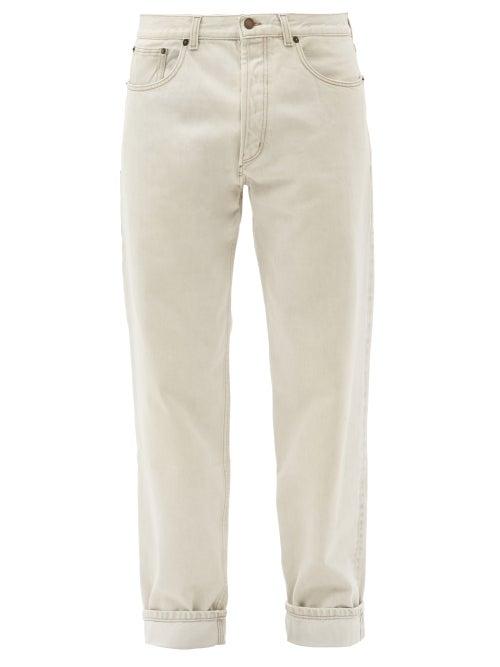 Matchesfashion.com Saint Laurent - Mid-rise Straight-leg Jeans - Mens - Grey