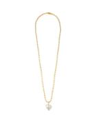 Matchesfashion.com Timeless Pearly - Heart Gold-plated Pendant Necklace - Womens - Silver Gold