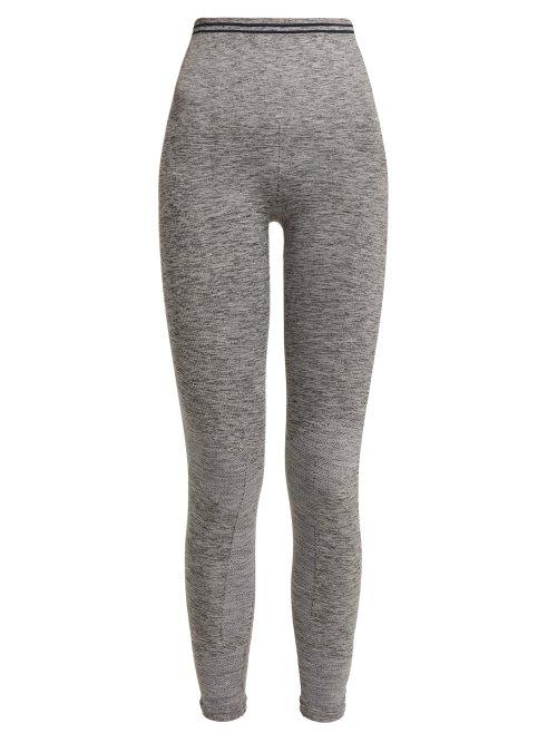 Matchesfashion.com Lndr - Seven Eight Seamless Leggings - Womens - Grey