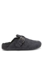 Matchesfashion.com Isabel Marant - Mirvin Buckled Backless Clogs - Womens - Black