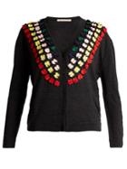 Marco De Vincenzo Bow-embellished Wool Cardigan