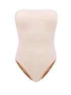 Norma Kamali - Bishop Strapless Swimsuit - Womens - Blush
