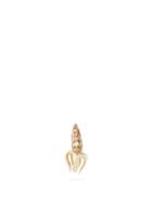 Matchesfashion.com Bibi Van Der Velden - Monkey 18kt Gold & Diamond Mini Banana Earring - Womens - Gold