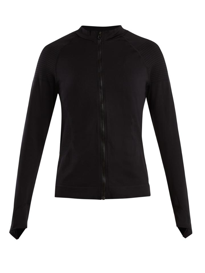 Pepper & Mayne High-neck Zip-through Performance Top
