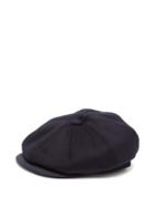 Matchesfashion.com Paul Smith - Wool Felt Flat Cap - Mens - Navy