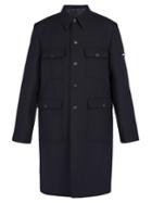 Balenciaga Military Single-breasted Wool Coat