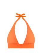 Matchesfashion.com Heidi Klein - Havana Halterneck Bikini Top - Womens - Orange
