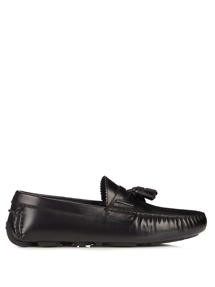 Burberry Knighton Leather Loafers
