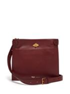 Matchesfashion.com Mtier London - Stowaway Leather Cross Body Bag - Womens - Burgundy