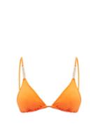 Matchesfashion.com Melissa Odabash - Maldives Triangle Bikini Top - Womens - Orange