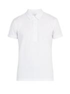 Matchesfashion.com Orlebar Brown - Sebastian Cotton Piqu Polo Shirt - Mens - White