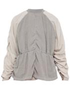 Matchesfashion.com Y/project - Reversible Cotton And Linen Blend Sweatshirt - Mens - Grey