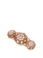 Matchesfashion.com Dolce & Gabbana - Floral Crystal Hair Clip - Womens - Crystal