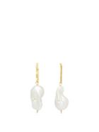 Matchesfashion.com Alighieri - Pearl Drop 24kt Gold-plated Earrings - Womens - Gold