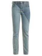 Matchesfashion.com Vetements - X Levi's Cross Cut Slim Leg Jeans - Womens - Denim