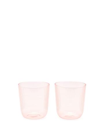Matchesfashion.com R+d.lab - X Lee Mathews Set Of Two Luisa Glasses - Light Pink