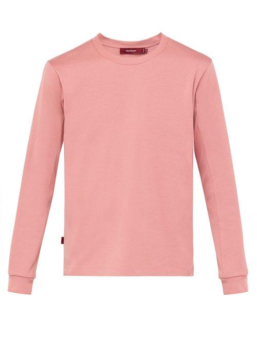 Matchesfashion.com Sies Marjan - James Long Sleeved Cotton T Shirt - Mens - Pink