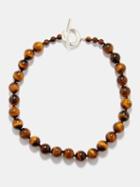 Sophie Buhai - Tiger's Eye & Sterling-silver Necklace - Womens - Brown Multi