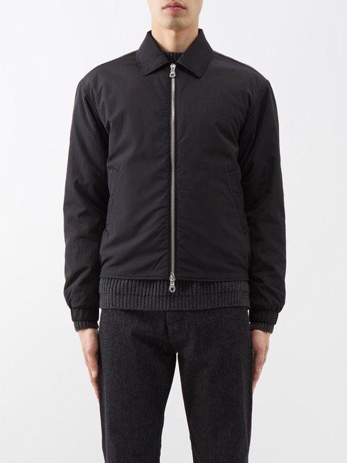 Sunflower - Prince Double-zip Twill Jacket - Mens - Black