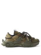 Dolce & Gabbana - Space Nylon And Leather Trainers - Mens - Black