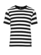 Y-3 Striped Cotton-jersey T-shirt