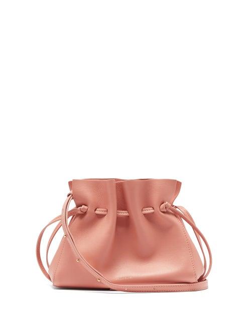 Matchesfashion.com Mansur Gavriel - Mini Protea Leather Cross Body Bag - Womens - Light Pink