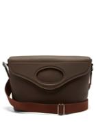 Mens Bags Burberry - Pocket Grained-leather Cross-body Bag - Mens - Brown