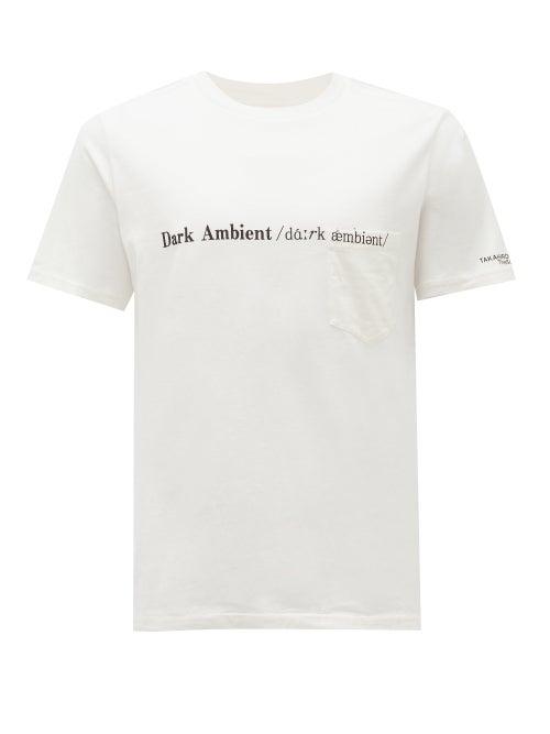 Matchesfashion.com Takahiromiyashita Thesoloist. - Dark Ambient Cotton-jersey T-shirt - Mens - White
