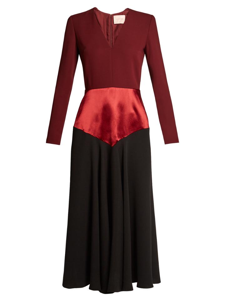 Roksanda Hayato V-neck Tri-colour Dress