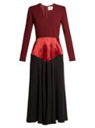 Roksanda Hayato V-neck Tri-colour Dress