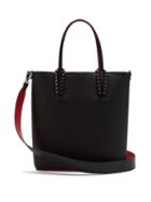 Matchesfashion.com Christian Louboutin - Cabata Studded Leather Tote Bag - Womens - Black