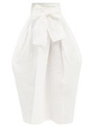 Cecilie Bahnsen - Junita Cloqu Wraparound Skirt - Womens - White