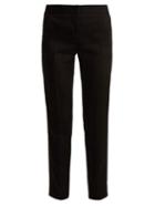 Matchesfashion.com Givenchy - Straight Leg Crepe Trousers - Womens - Black