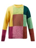 Eye/loewe/nature - Checked Wool Sweater - Mens - Multi