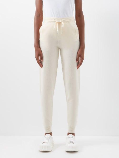 Max Mara Leisure - Cervo Track Pants - Womens - Ecru