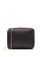 Matchesfashion.com Jil Sander - Chain-strap Satin Cross-body Bag - Womens - Black