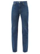 Tu Es Mon Tresor - Labradorite High-rise Straight-leg Jeans - Womens - Dark Denim