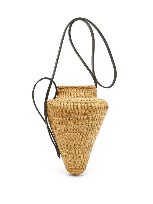 Matchesfashion.com Ines Bressand - N.17 Straw Basket Bag - Womens - Black Multi