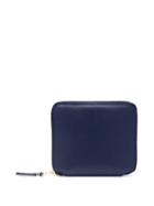 Matchesfashion.com Comme Des Garons Wallet - Zip-around Leather Wallet - Womens - Navy