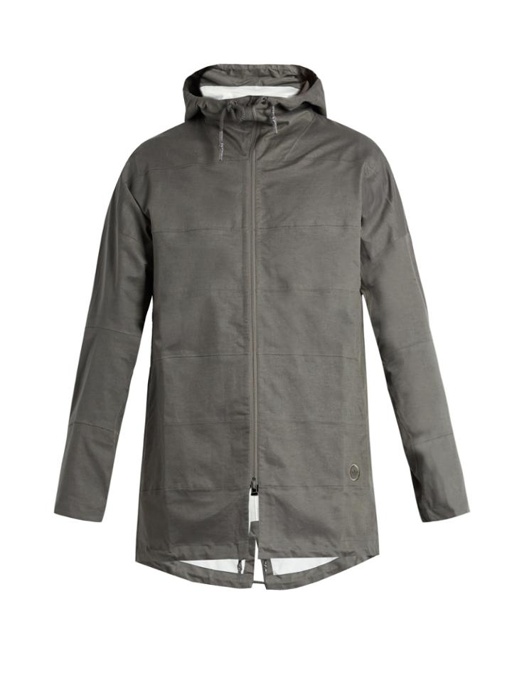 Adidas Originals By Wings + Horns Tech Cotton-blend Gabardine Parka