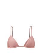 Matchesfashion.com Jade Swim - Via Triangle Bikini Top - Womens - Pink