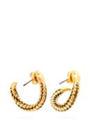 Matchesfashion.com Aurlie Bidermann - Snake Gold Plated Hoop Earrings - Womens - Gold