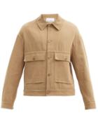Matchesfashion.com Raey - Patch-pocket Cotton-blend Twill Jacket - Mens - Khaki