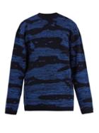 Matchesfashion.com Raey - Oversized Space Dyed Wool Sweater - Mens - Blue Multi