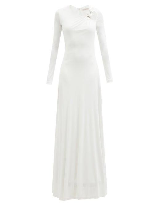 Christopher Kane - Crystal-embellished Jersey Dress - Womens - White