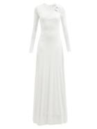 Christopher Kane - Crystal-embellished Jersey Dress - Womens - White